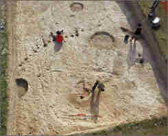 House floor at Stonehenge Riverside Project Durrington Walls dig 2007