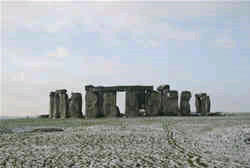 Winter scene at Stonehenge