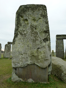 Stone 60 showing concrete repair from 1959